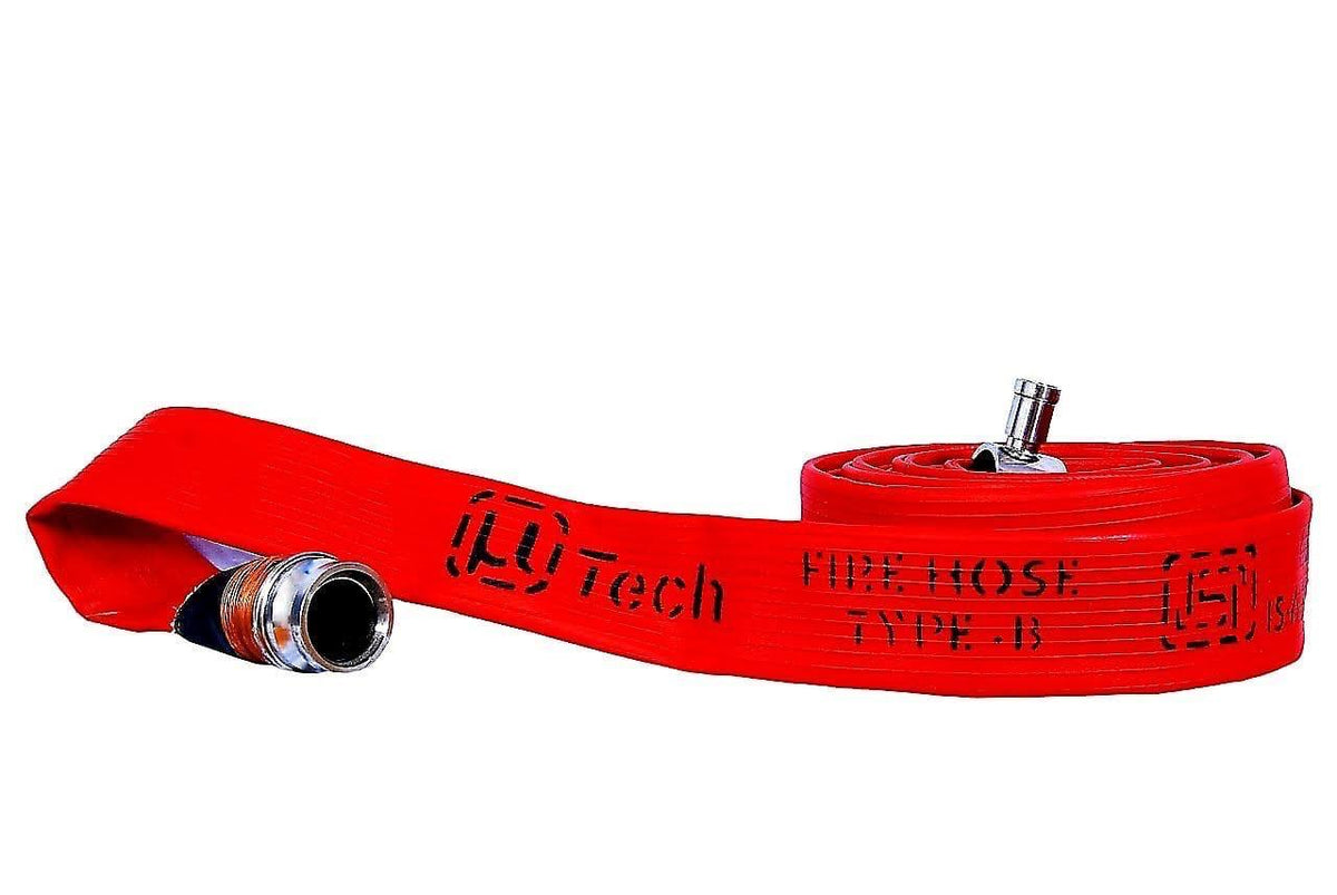 RRL Type B fire hose 15 metres with SS coupling IS 636